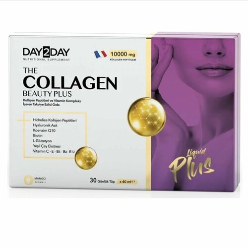 Day2Day The Collagen Beauty Plus, 30 туб. Коллаген пептид коктейль. ORZAX. Турция фотография