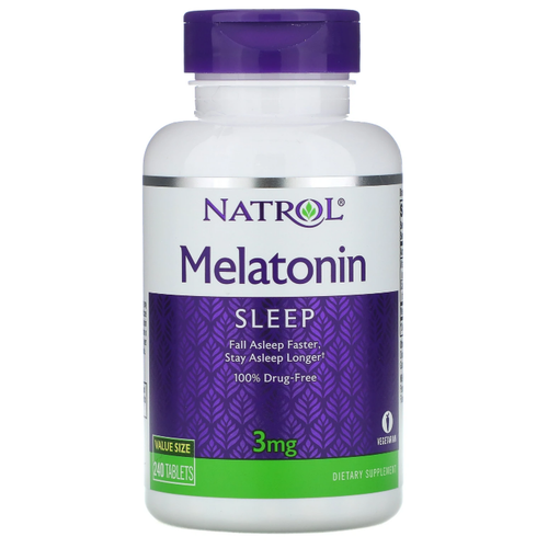 Natrol Melatonin 3 mg 240 tab / Натрол Мелатонин 3 мг 240 табл фотография