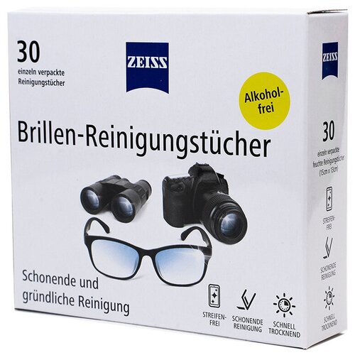 фотография Влажные салфетки Carl Zeiss - 30 салфеток, купить за 649 р