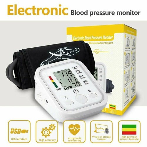 Тонометр электронный Arm Style Electronic Blood Pressure Monitor фотография