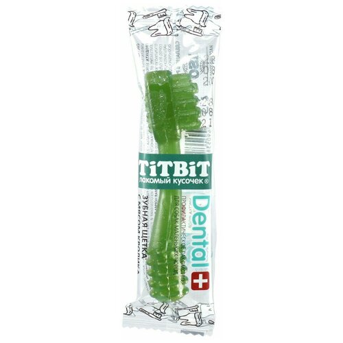 TiTBiT DENTAL + 0,013кг Зубная щетка с мясом кролика для собак маленьких пород фотография