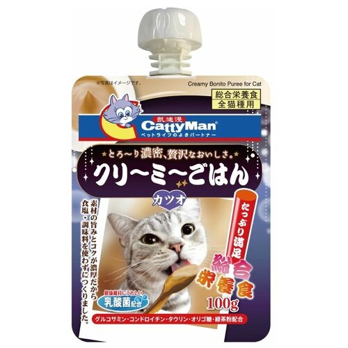 Лакомство для кошек Japan Premium Pet Сгущёнка на основе японского тунца, 100 гр фотография