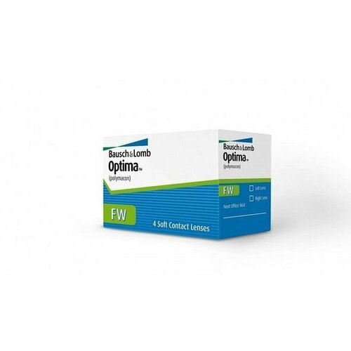 Контактные линзы Bausch & Lomb Optima FW, 4 шт., R 8,7, D -5,5 фотография