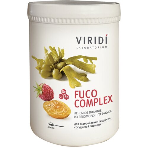 Желе из водоросли фукус FUCO COMPLEХ VIRIDI (лечебное питание для профилактики сердца и сосудов, источник органического йода витаминов и минералов) фотография