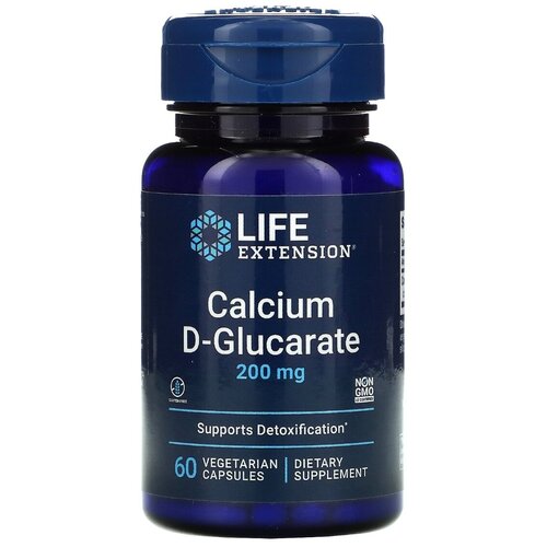 Life Extension Calcium D-Glucarate 60 капсул фотография