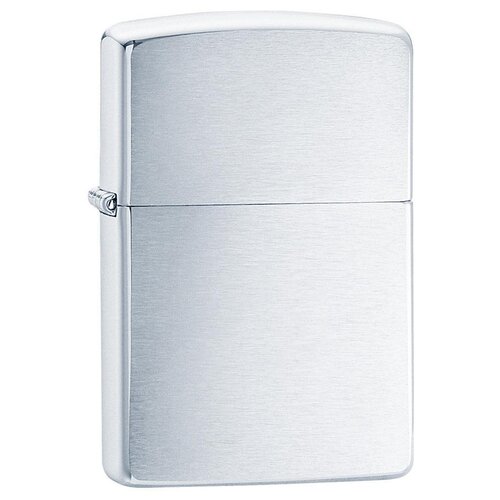 Оригинальная бензиновая зажигалка ZIPPO Armor™ 162 c покрытием Brushed Chrome фотография