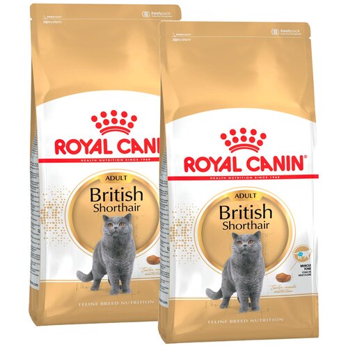 ROYAL CANIN BRITISH SHORTHAIR ADULT для взрослых британских короткошерстных кошек (0,4 + 0,4 кг) фотография