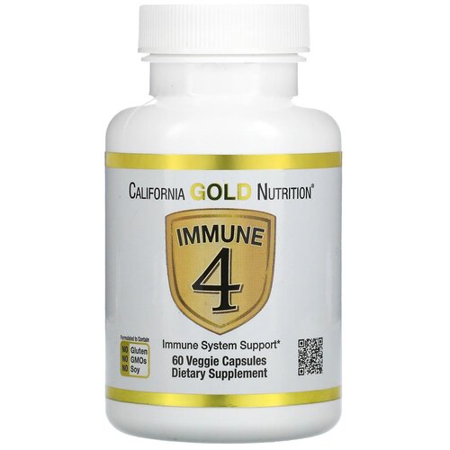 California Gold Nutrition Immune 4 капс., 250 мл, 300 г, 60 шт. фотография