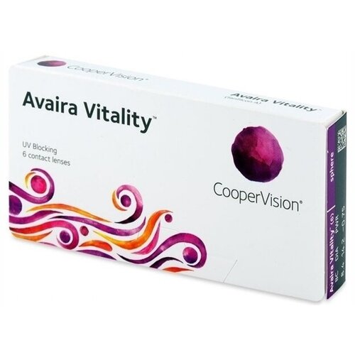 Контактные линзы CooperVision Avaira Vitality, 6 шт., R 8,4, D -3,25 фотография