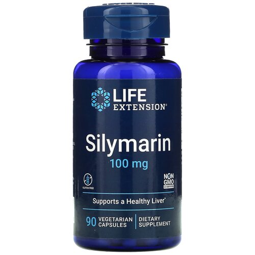 Капсулы Life Extension Silymarin, 80 г, 100 мл, 100 мг, 90 шт. фотография