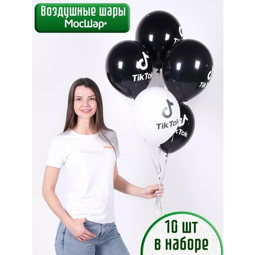 Воздушные шары ТикТок - 10шт фотография