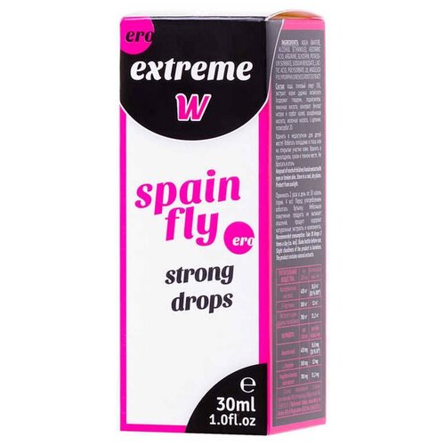 БАД HOT PRODUCTS (UK) Ltd. Extreme W spain fly strong drops капли фл.-капельница, 30 г, 30 мл фотография