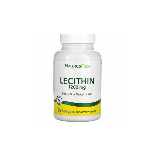 Nature's Plus Lecithin (Лецитин) 1200 мг 90 капсул фотография