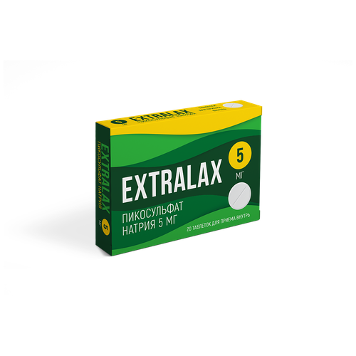 Extralax Пикосульфат натрия таб., 20 шт. фотография