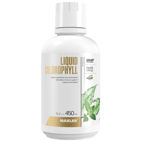 фотография MAXLER Liquid Chlorophyll фл., 450 мл, 450 г, мята, купить за 1149 р