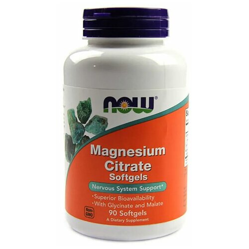 NOW Magnesium Citrate 134 мг. (90 капс.) фотография