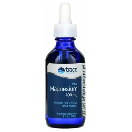 Trace Minerals ® Ionic Magnesium (ионный магний) 400 мг 59 мл фотография