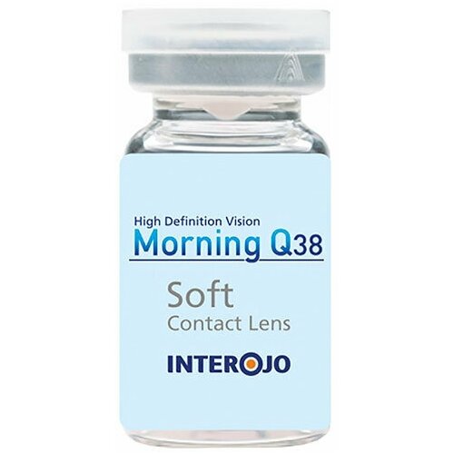 Контактные линзы Interojo Morning Q38 vial, 1 шт., R 8,6, D +2 фотография