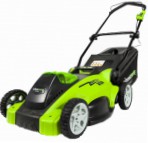 lawn mower Greenworks 2500007 G-MAX 40V 40 cm 3-in-1 Photo, description